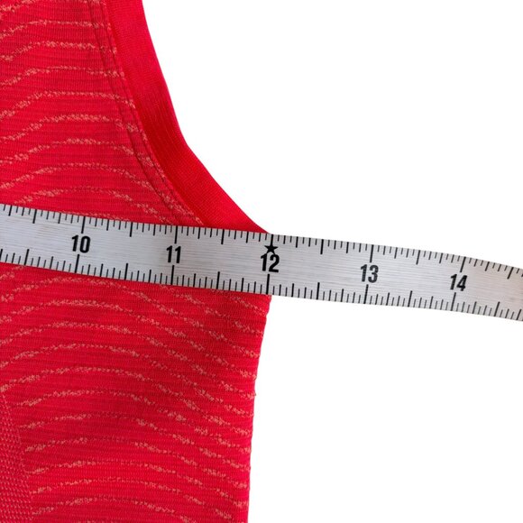 Lululemon Swiftly Speed Racerback *SeaWheeze Illusion Flare / Florid Orange - 2 - Picture 6 of 11